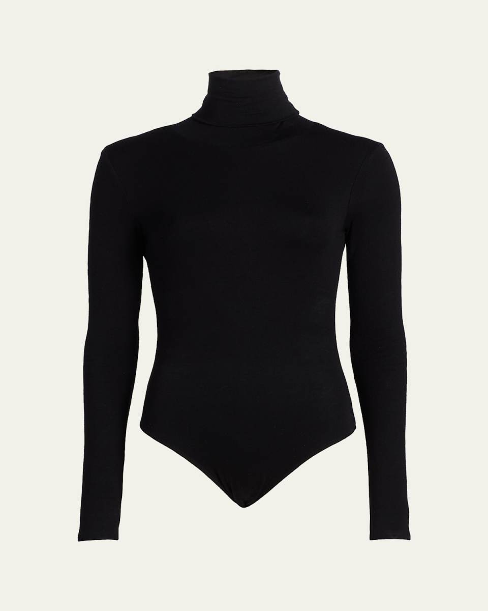 Turtleneck Long-Sleeve Bodysuit